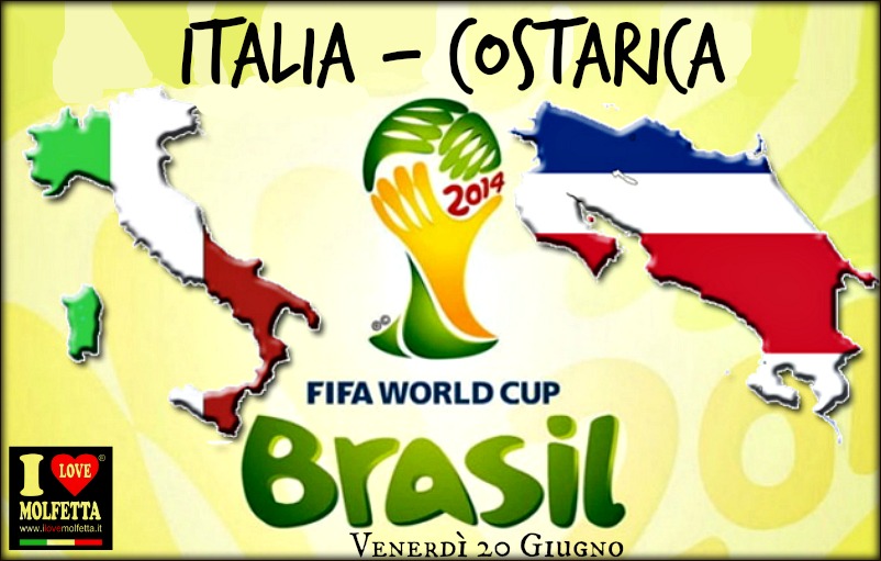 Italia-Costa Rica : Brasile 2014