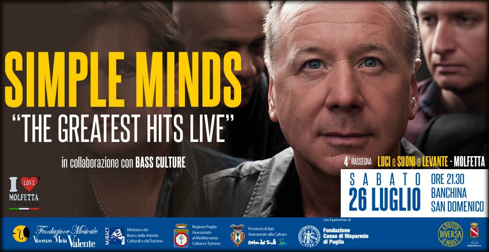 Simple Minds in concerto a Molfetta