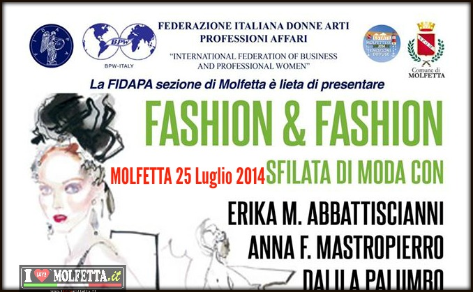 Fidapa Molfetta, l'evento: Fashion & Fashion