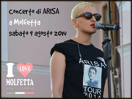 Arisa in concerto a Molfetta