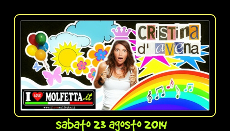 Cristina  DAvena a Molfetta