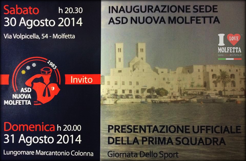 Per la Nuova Molfetta un week-end full