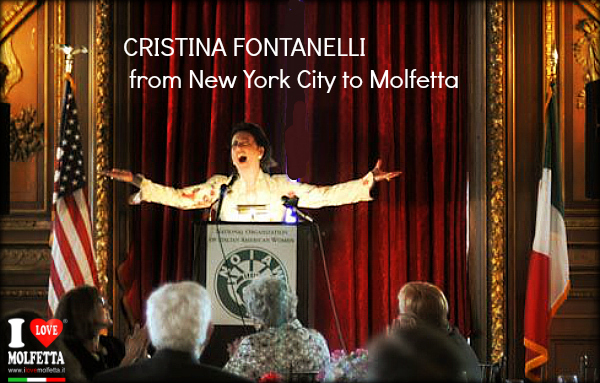 Cristina Fontanelli da New York canta a Molfetta