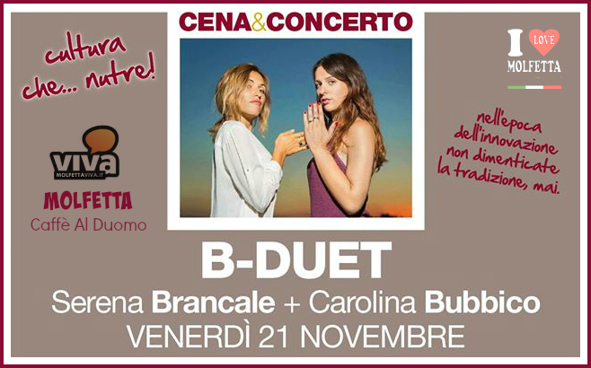 Serena Brancale e Carolina Bubbico a Molfetta