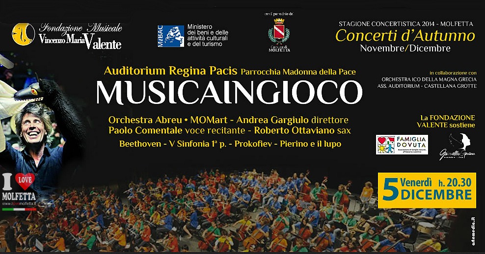 Musicaingioco: concerti a Molfetta