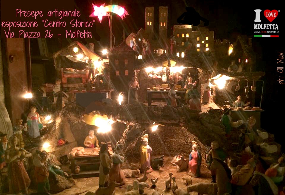 A Natale tutto e' piu' bello: un presepe artstico nel centro storico molfettese