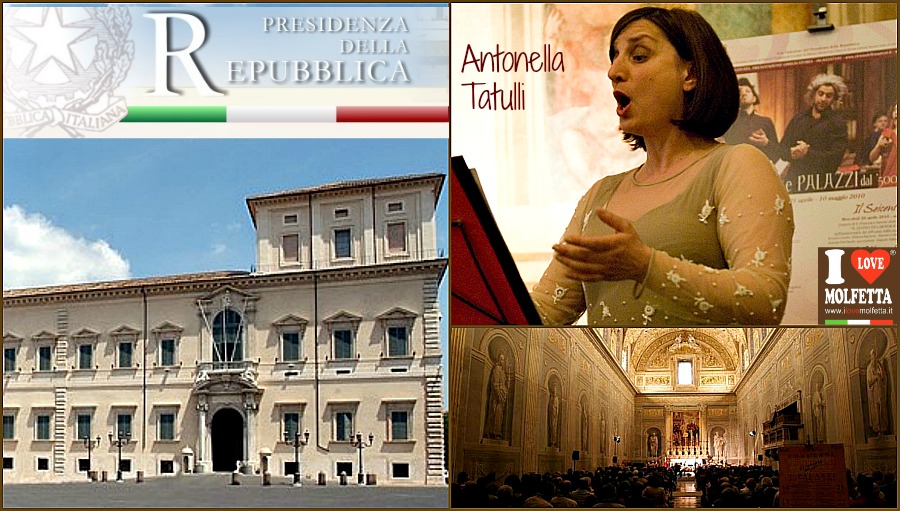 Da Molfetta al Quirinale: Antonella Tatulli