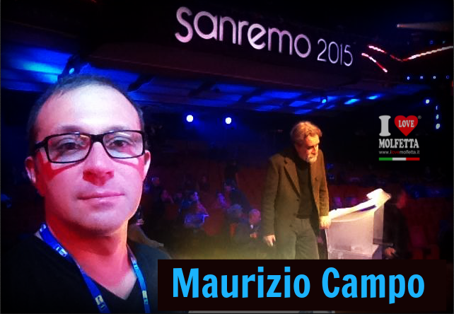 Maurizio Campo al Festival di Sanremo 2015