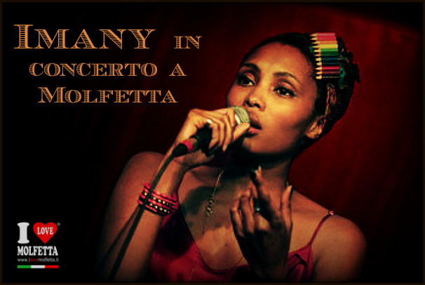 Imany in concerto a Molfetta