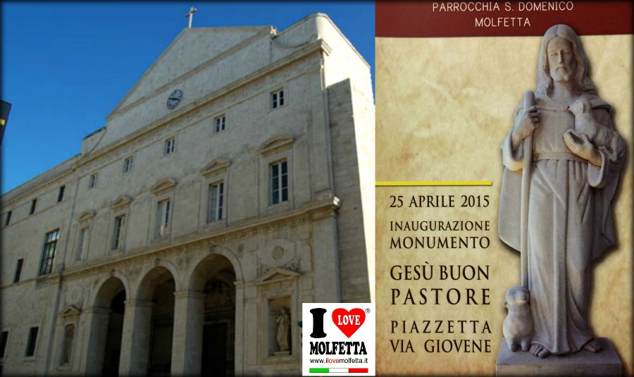 Inaugurazione del monumento: Gesù Buon Pastore