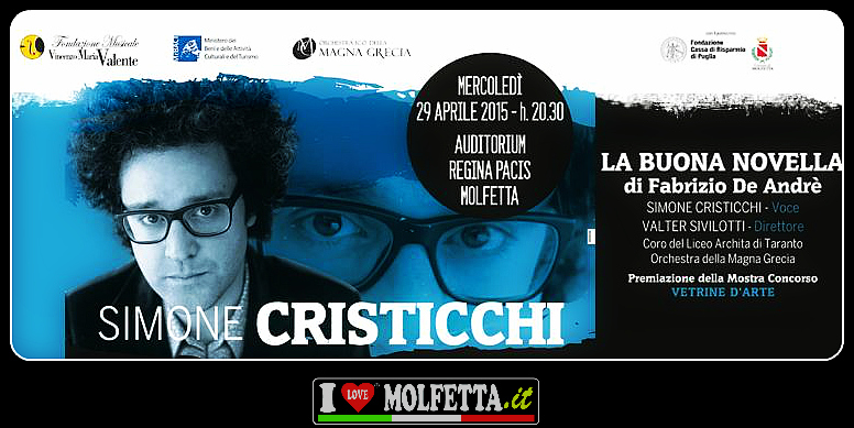 Simone Cristicchi a Molfetta: La buona Novella