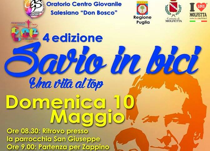 4^ edizione Savio in Bici, a Molfetta passeggiata in bicicletta