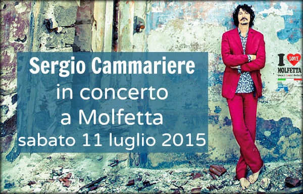 Sergio Cammariere in concerto a Molfetta