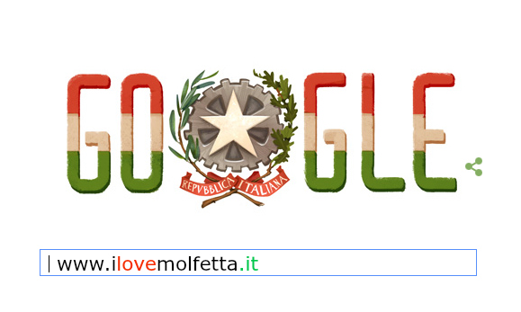 Google festeggia con un doodle tricolore: Festa della Repubblica