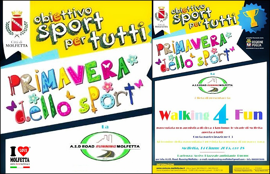 Sport e prodotti biologici. Aidagreen nella Walking 4 Fun