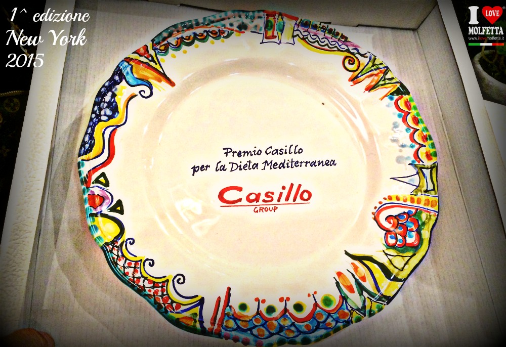 Premio Casillo per la dieta Mediterranea a NYC