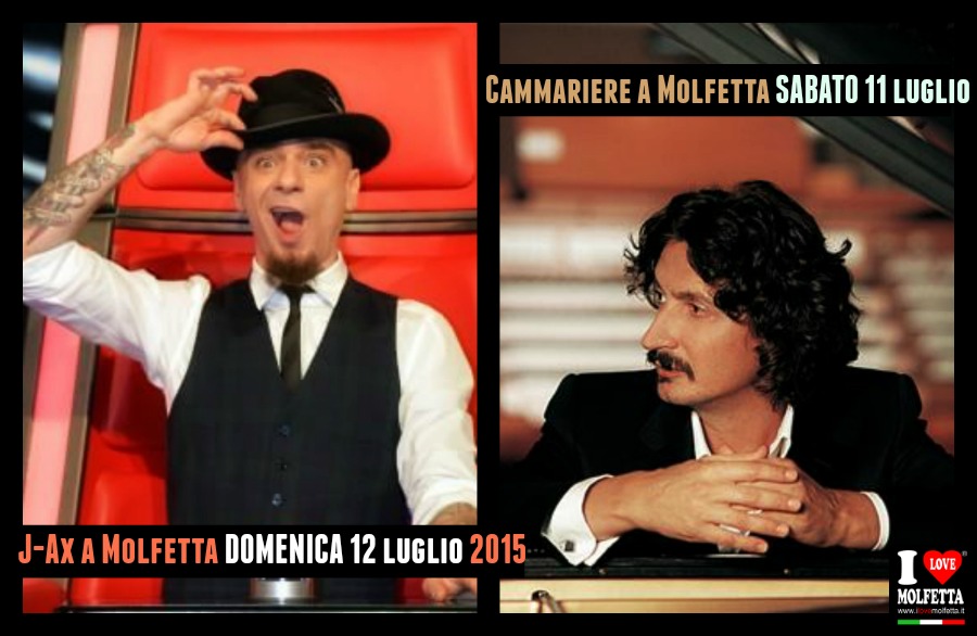Week End di buona musica a Molfetta: Cammariere a and J-Ax