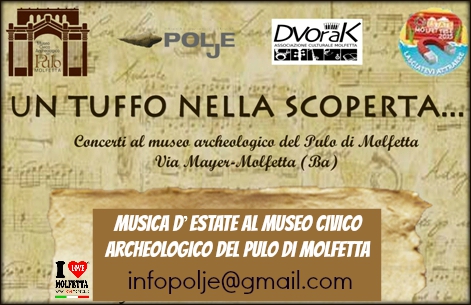 Musica destate al Museo Civico Archeologico del Pulo di Molfetta