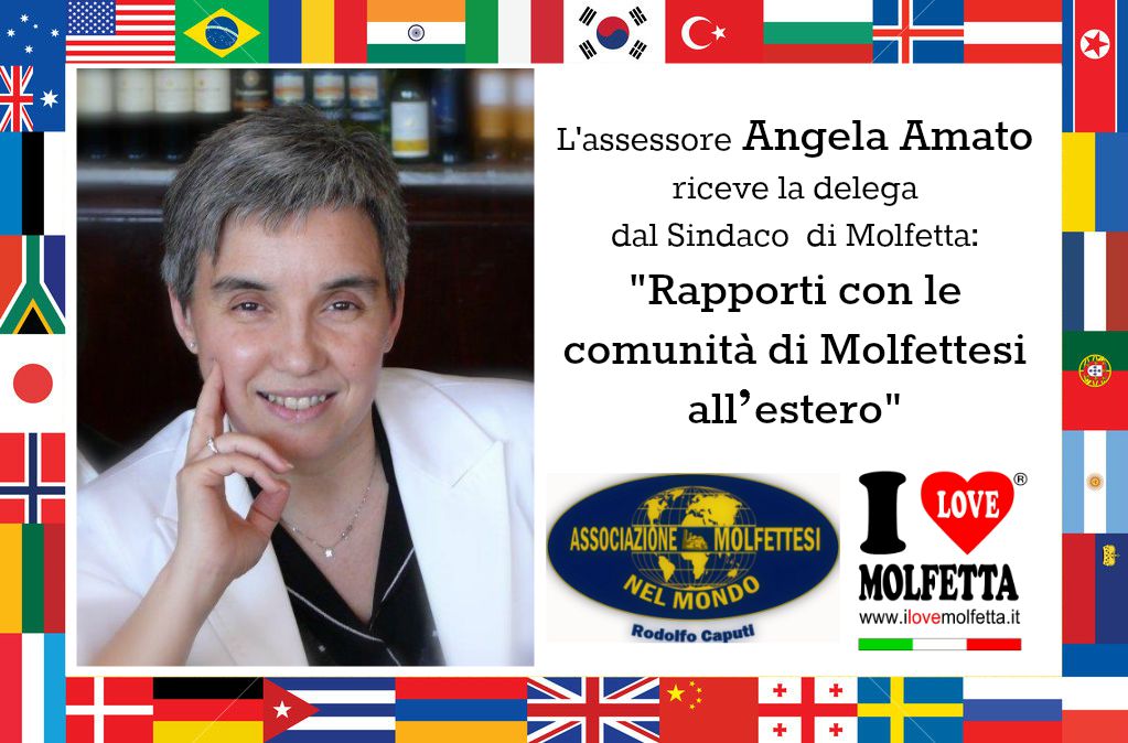 Delega per le comunità di Molfettesi allestero ad Angela Amato