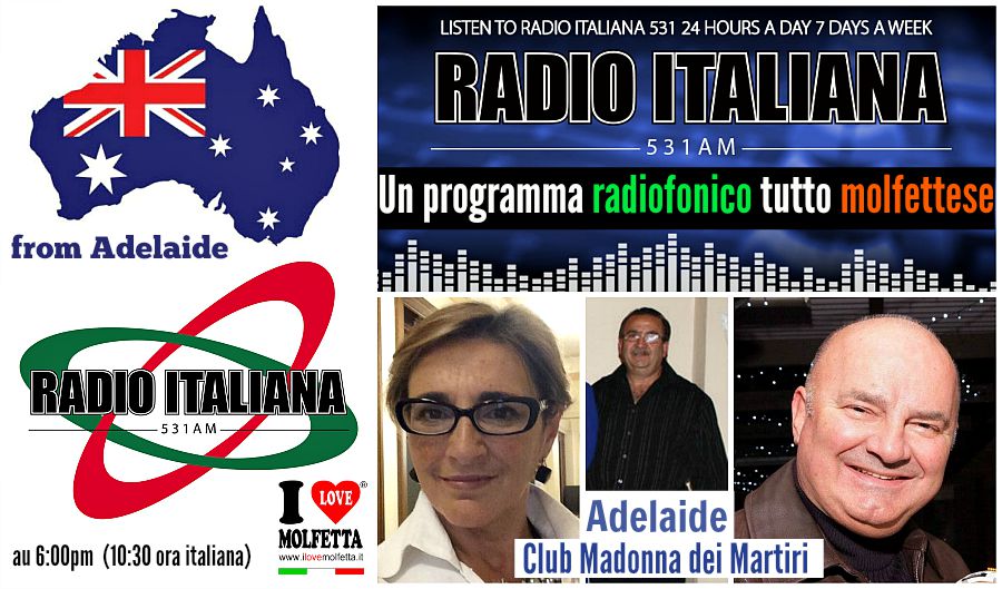 Dall'Australia live to Molfetta with radio