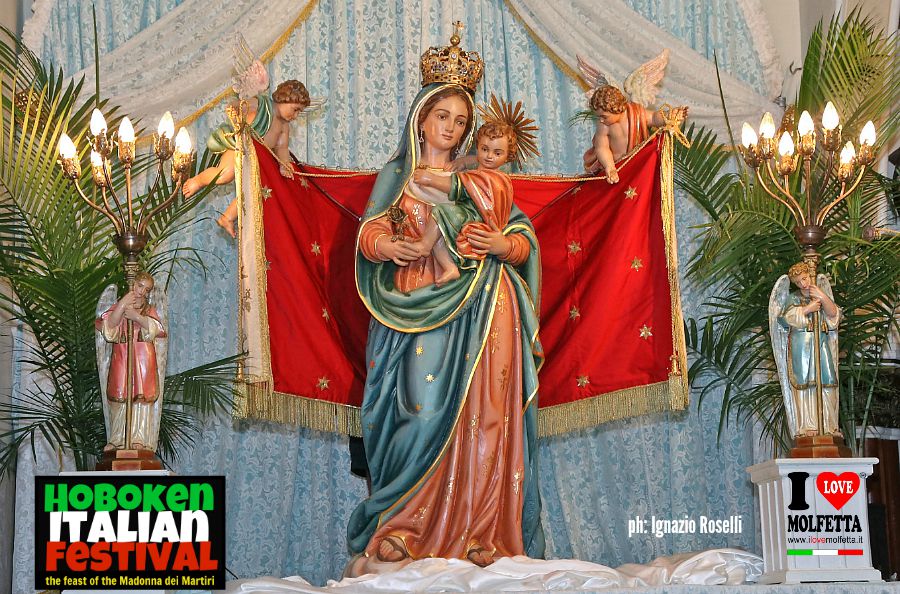 Restaurata la Madonna dei Martiri di Hoboken  