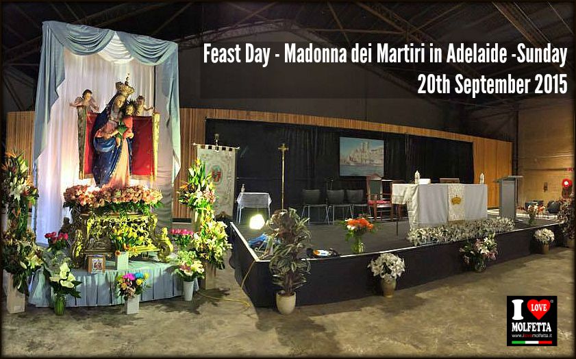 Feast Day Madonna dei Martiri in Adelaide