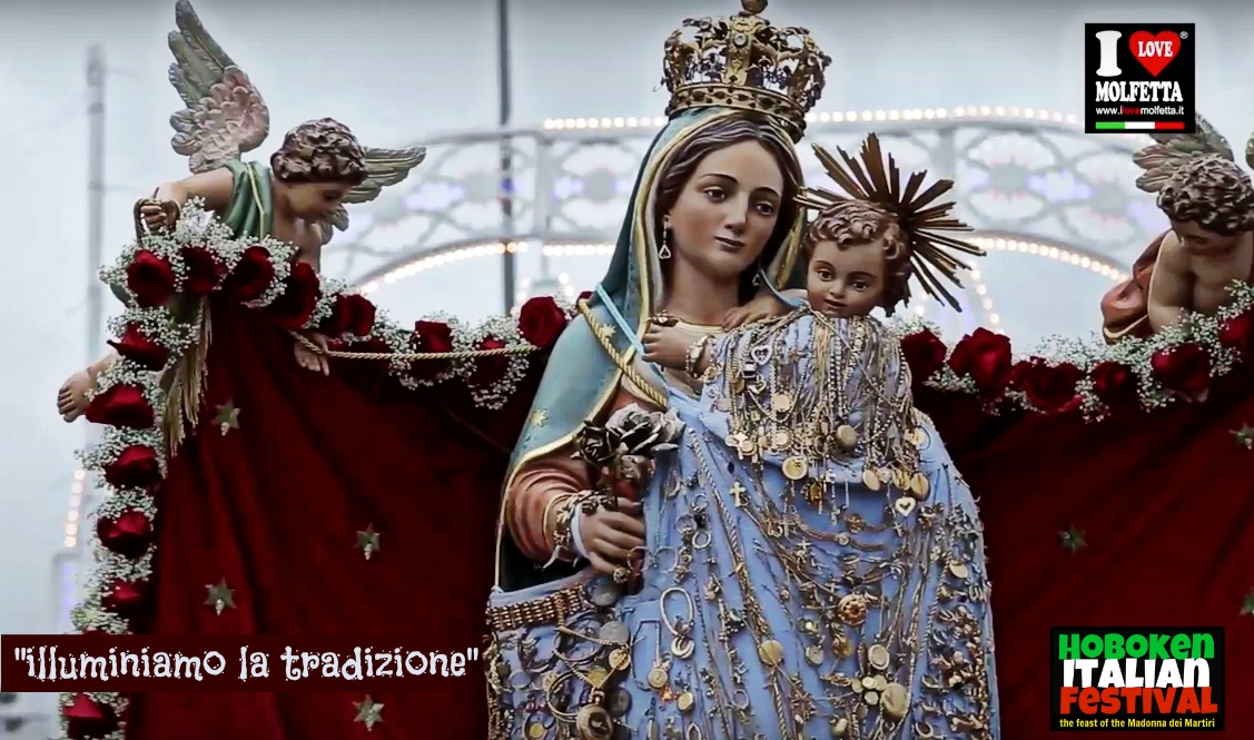 Un video promo: America, Hoboken, Madonna dei Martiri, luminarie, tradizioni molfettesi, ilovemolfetta