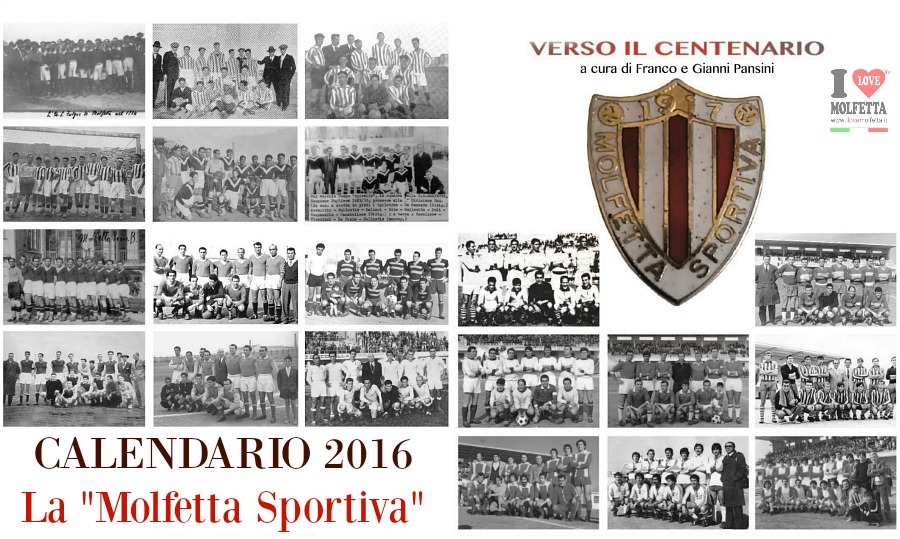 La Molfetta sportiva sul calendario: 100 anni