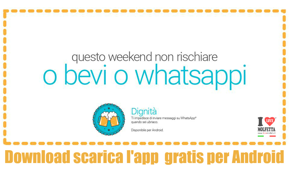 Dignità un'app per le serate brave...