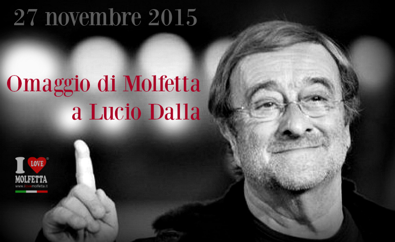 Omaggio di Molfetta a Lucio Dalla