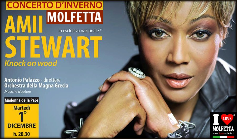 Amii Stewart in concerto a Molfetta