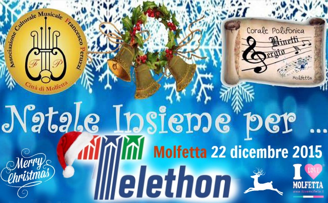 Concerto di Natale per Telethon a #Molfetta