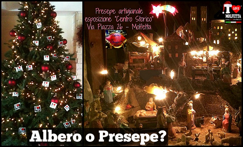 I Molfettesi preferiscono l'albero o il presepe?