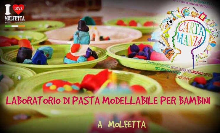 Laboratorio di pasta modellabile per bambini