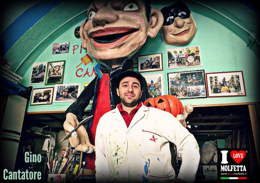 Gino Cantatore giovane Maestro Cartapestaio