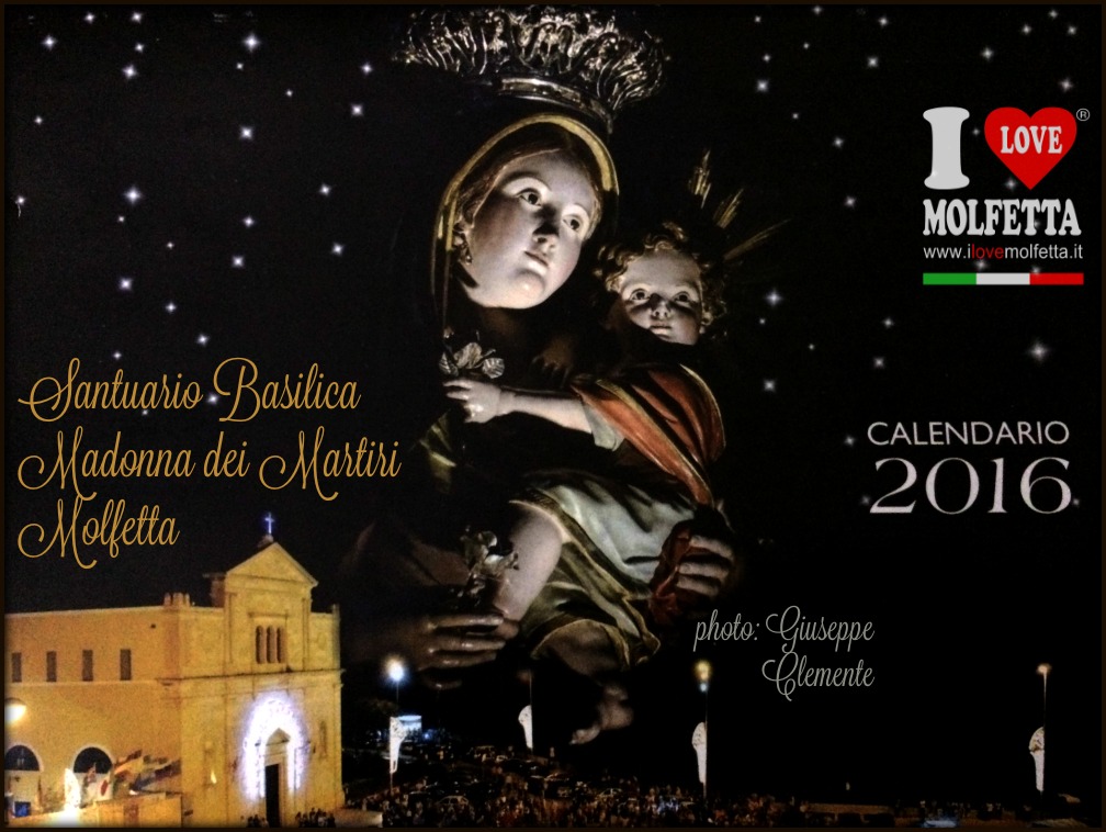 Calendario 2016: la Madonna dei Martiri