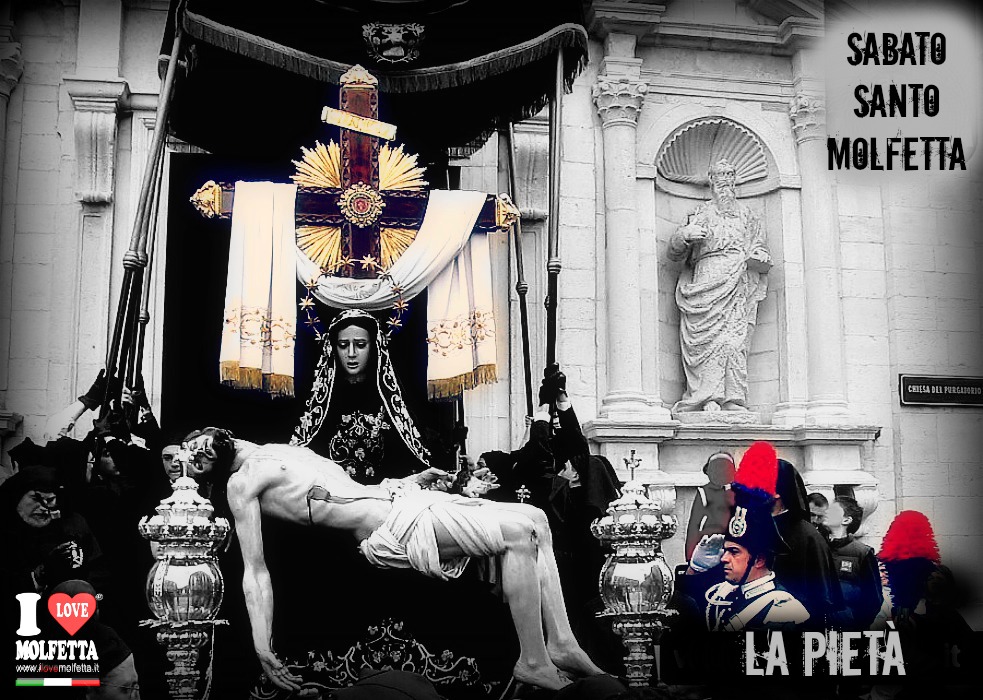 La processione del sabato santo inizia alle ore 0.15