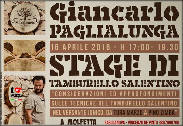 Stage - incontro: Tamburello salentino