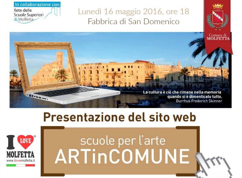 Arti in Comune: patrimonio artistico sul web