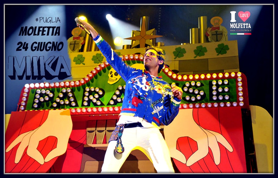 Mika invita tutti a Molfetta: statv buun uagnuun