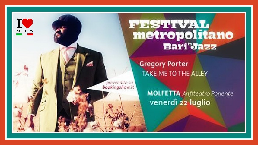 Gregory Porter arriva a Molfetta