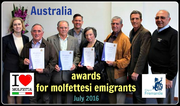 A Fremantle riconoscimenti per i molfettesi emigrati