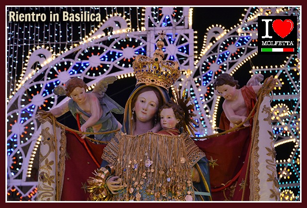 Rientro in Basilica della Madonna dei Martiri