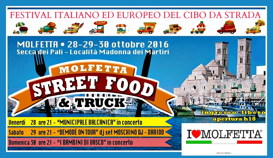 Event to Molfetta street food and truck