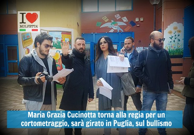 Maria Grazia Cucinotta gira un film a Molfetta