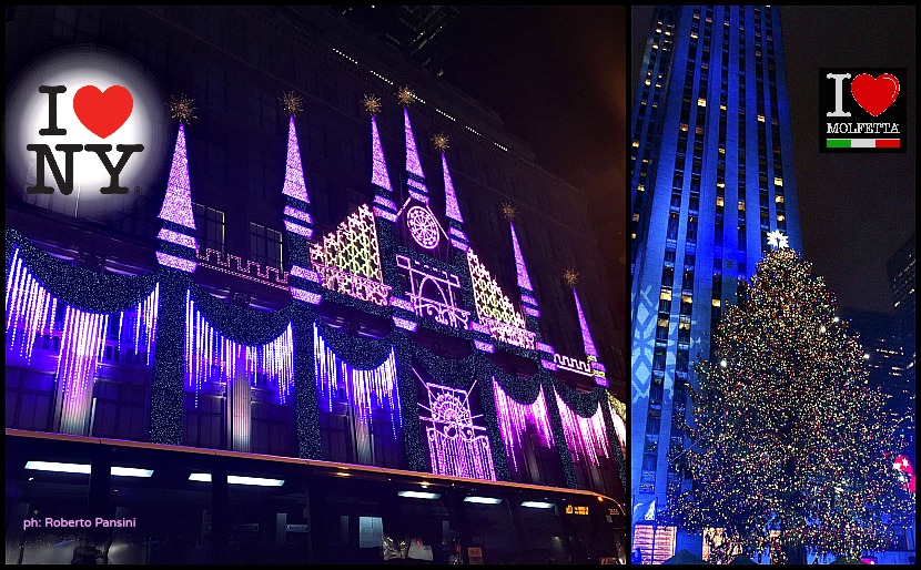 Si vive l'atmosfera natalizia a New York