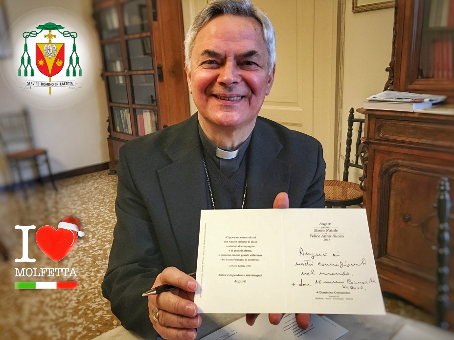Gli auguri del Vescovo Domenico Cornacchia