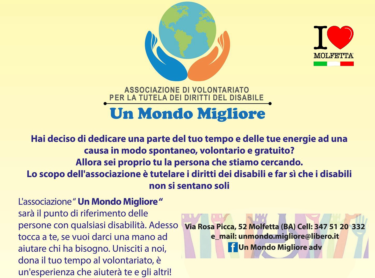 Un mondo migliore: nuovo anno migliori prospettive per il sociale