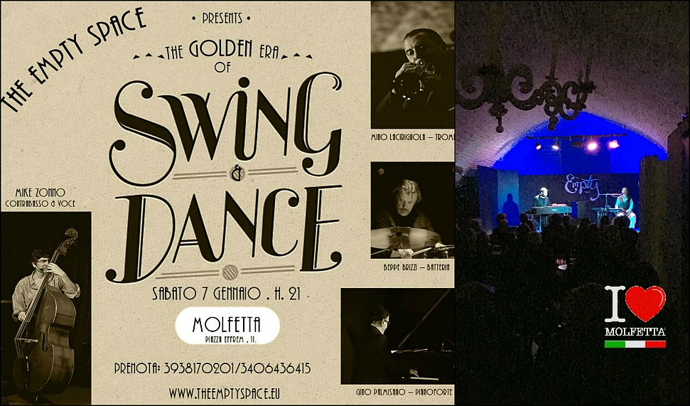 Jazz, Swing, exclusive nice music to Molfetta