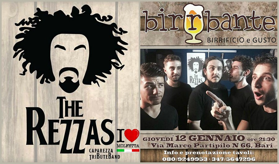 The Rezzas:  Caparezza tribute band